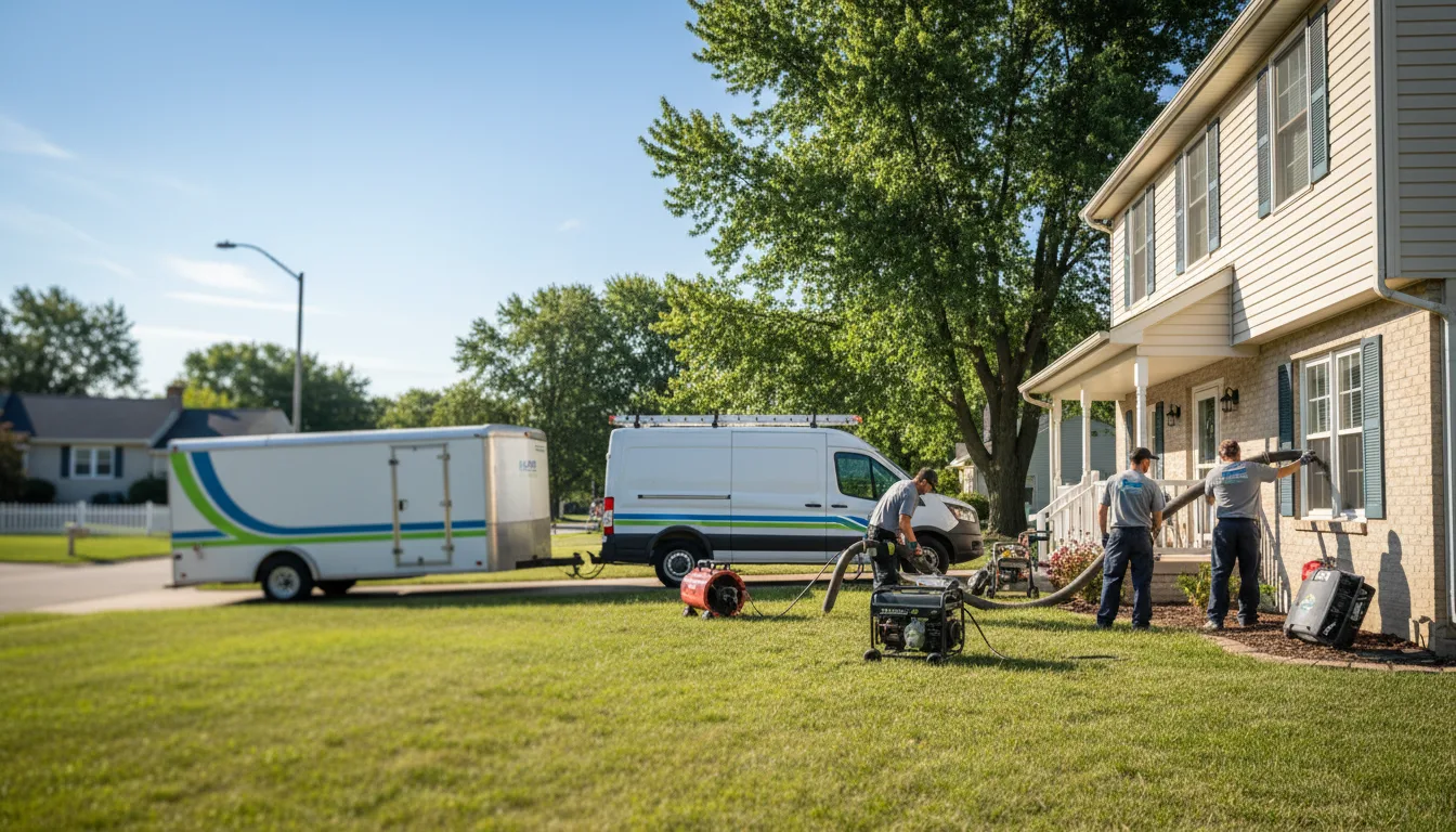 Flooded Basement Restoration And Cleanup With Repair in Mark Center, OH near me